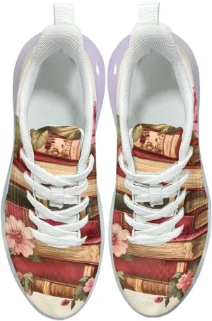 Women's Shoes Comfortable Low Top Air Cushion Workout Walking Sneaker Lightweight Non-Slip Footwear Running Shoes Women US 6-11