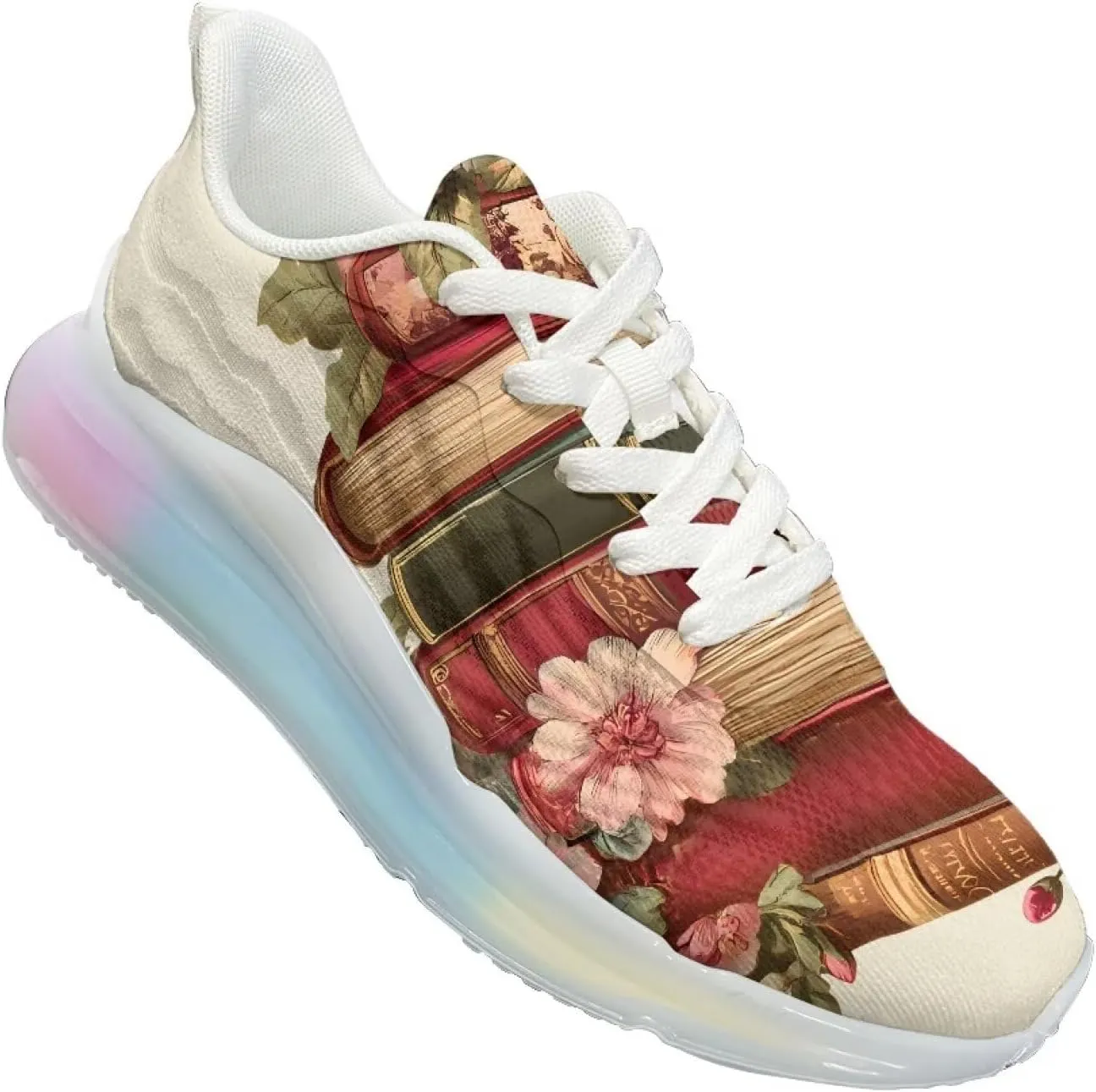 Women's Shoes Comfortable Low Top Air Cushion Workout Walking Sneaker Lightweight Non-Slip Footwear Running Shoes Women US 6-11