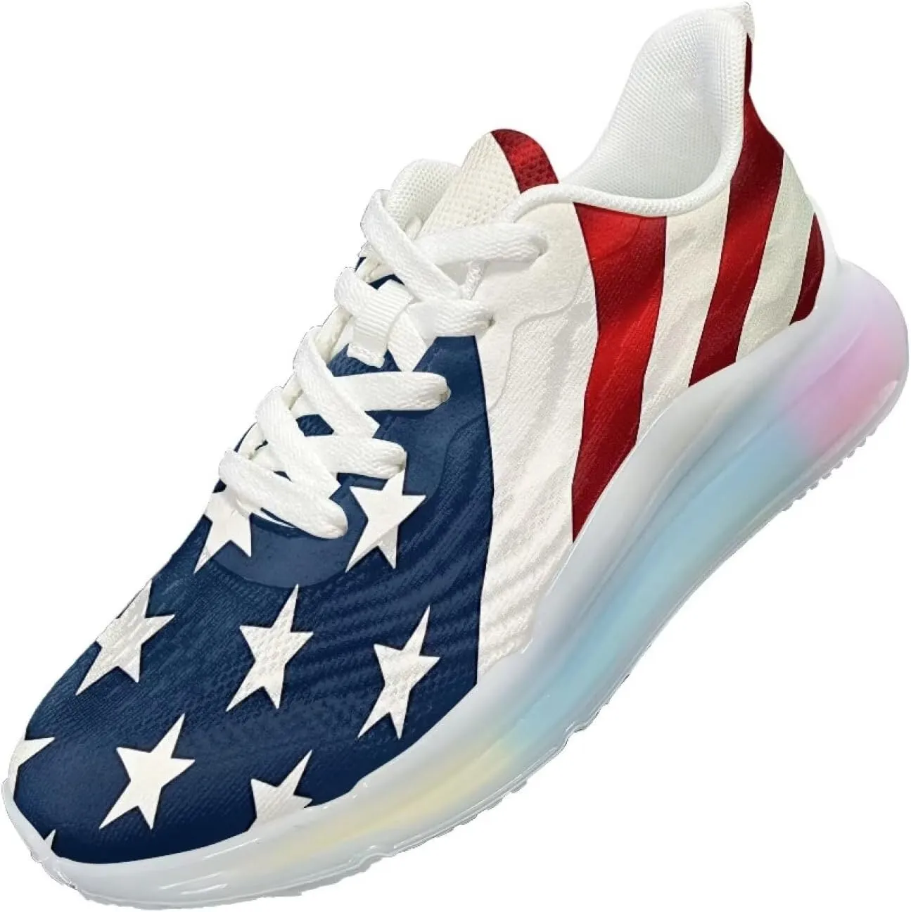 Women's Shoes Comfortable Low Top Air Cushion Workout Walking Sneaker Lightweight Non-Slip Footwear Running Shoes Women US 6-11