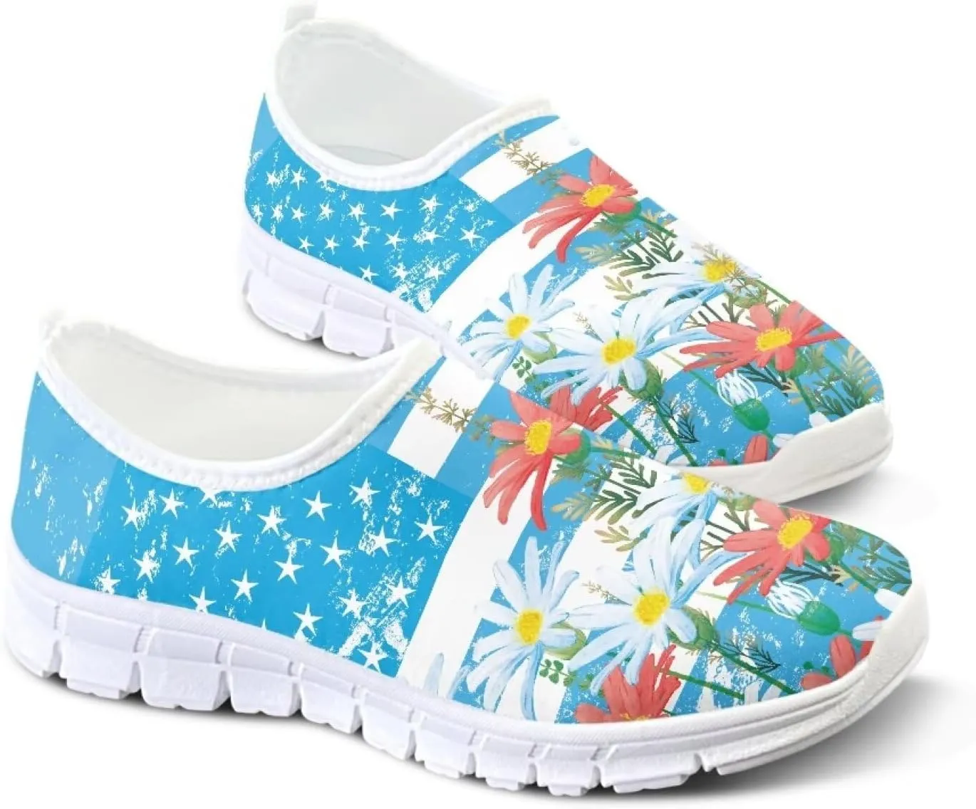 Women's Slip-On Loafers Shoes Casual Non-Slip Shoes Hiking Exercise Yoga Workout Shoes Cozy Lightweight Sneaker for Women US 5.5-11.5