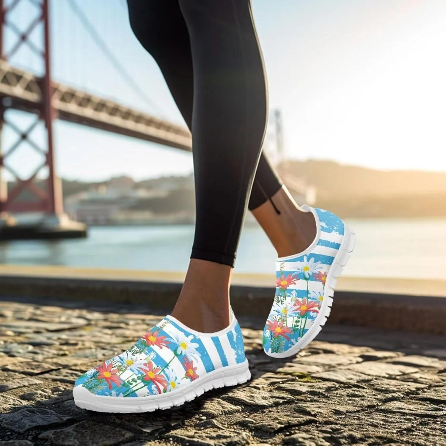 Women's Slip-On Loafers Shoes Casual Non-Slip Shoes Hiking Exercise Yoga Workout Shoes Cozy Lightweight Sneaker for Women US 5.5-11.5