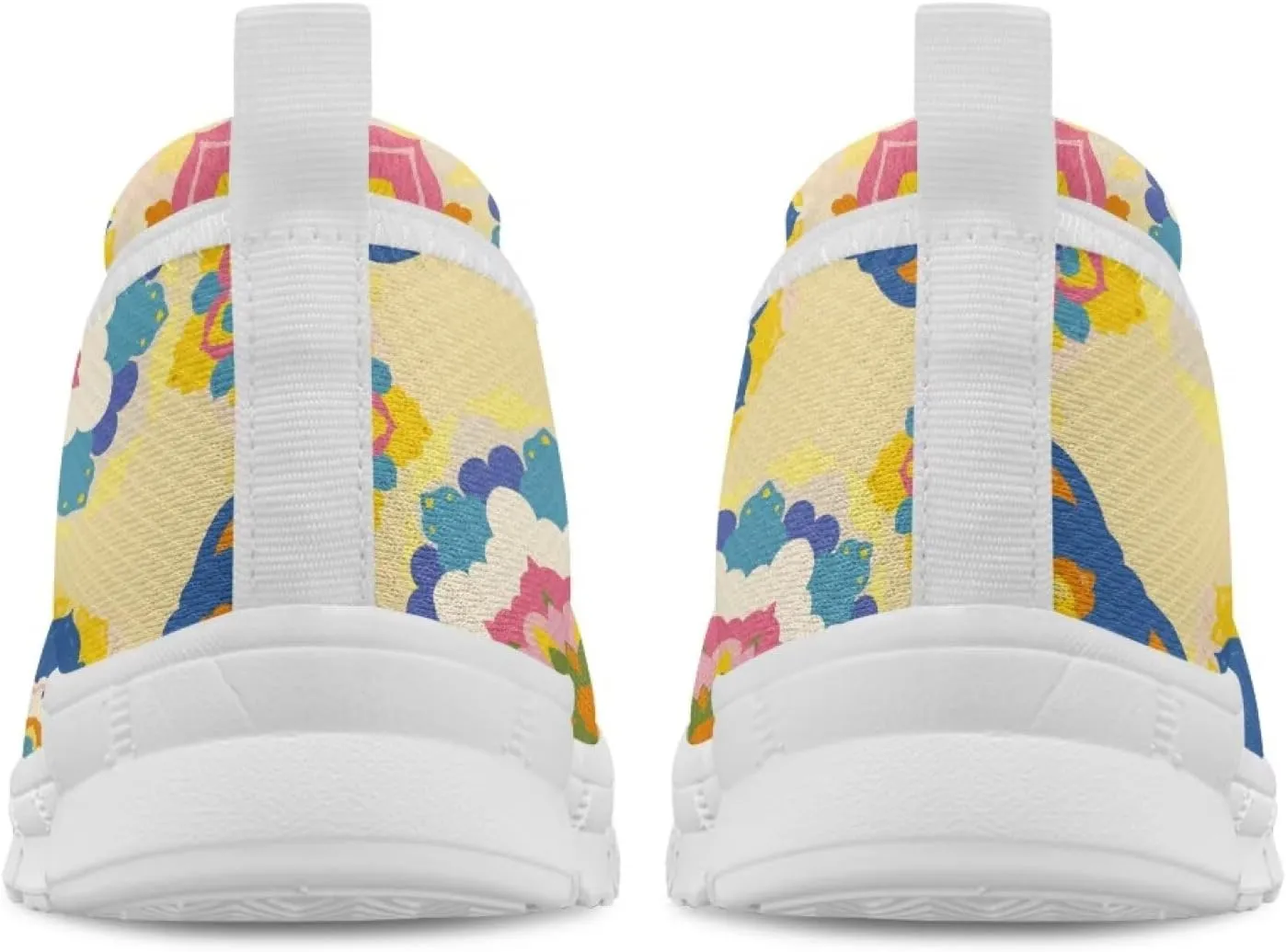 Womens Slip on Shoes Lightweight Printed Walking Shoes Stylish Loafers Non Slip Flat Shoes Low-top Casual Shoes SizeUS 6-11