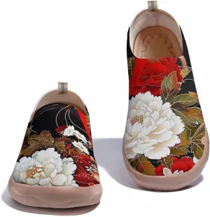 Women's Slip Ons Lightweight Flats Sneakers Walking Casual Loafers Art Painted Travel Shoes
