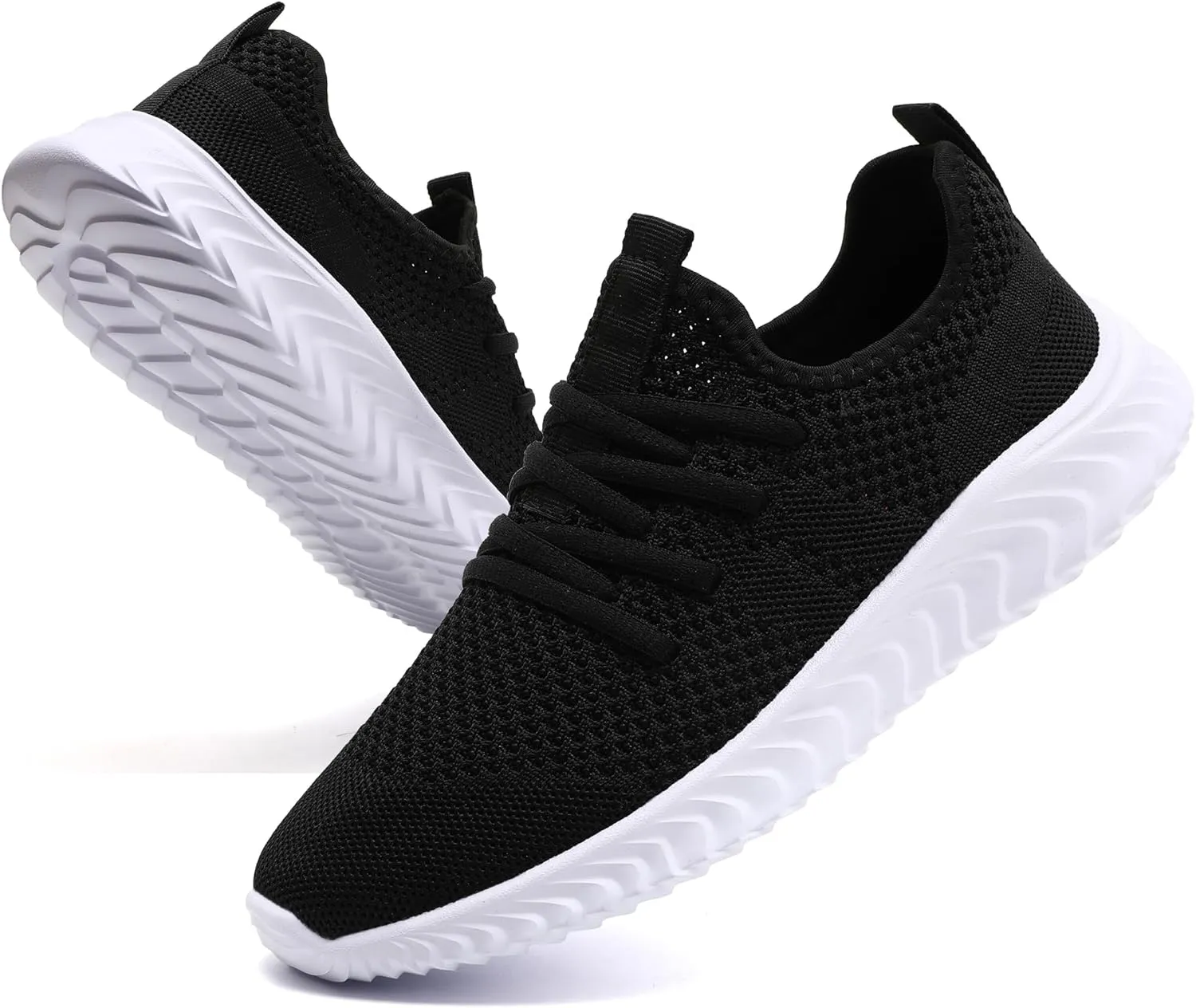 Womens Tennis Shoes Running Shoes - Gym Sneakers Shoes Walking Workout Shoes Non Slip Walking Athletic Slip On Lightweight Breathable Shoes