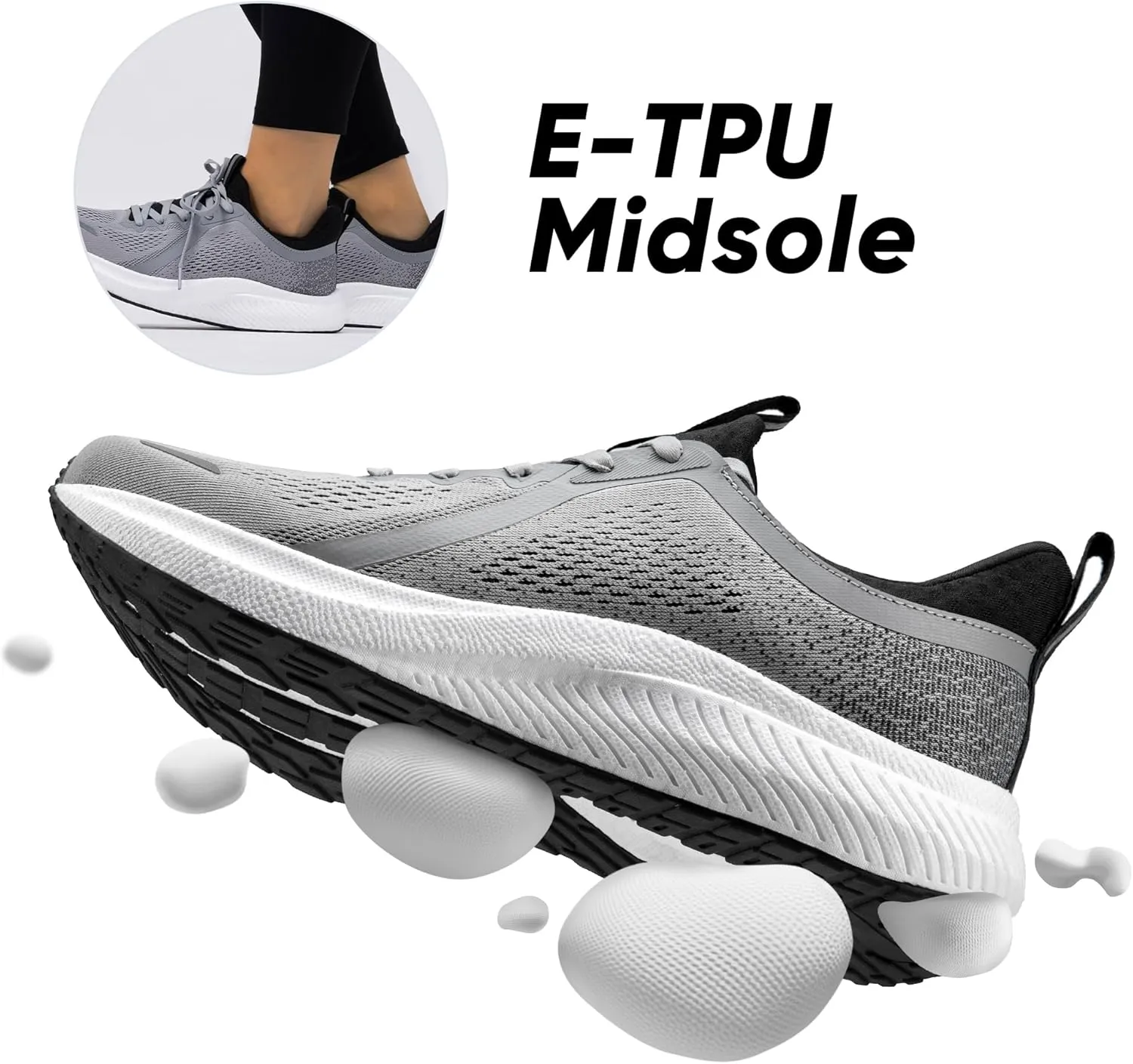 Women's Walking Shoes Slip On Non Slip Running Tennis Breathable Lightweight Comfortable Athletic Gym Workout Sneakers