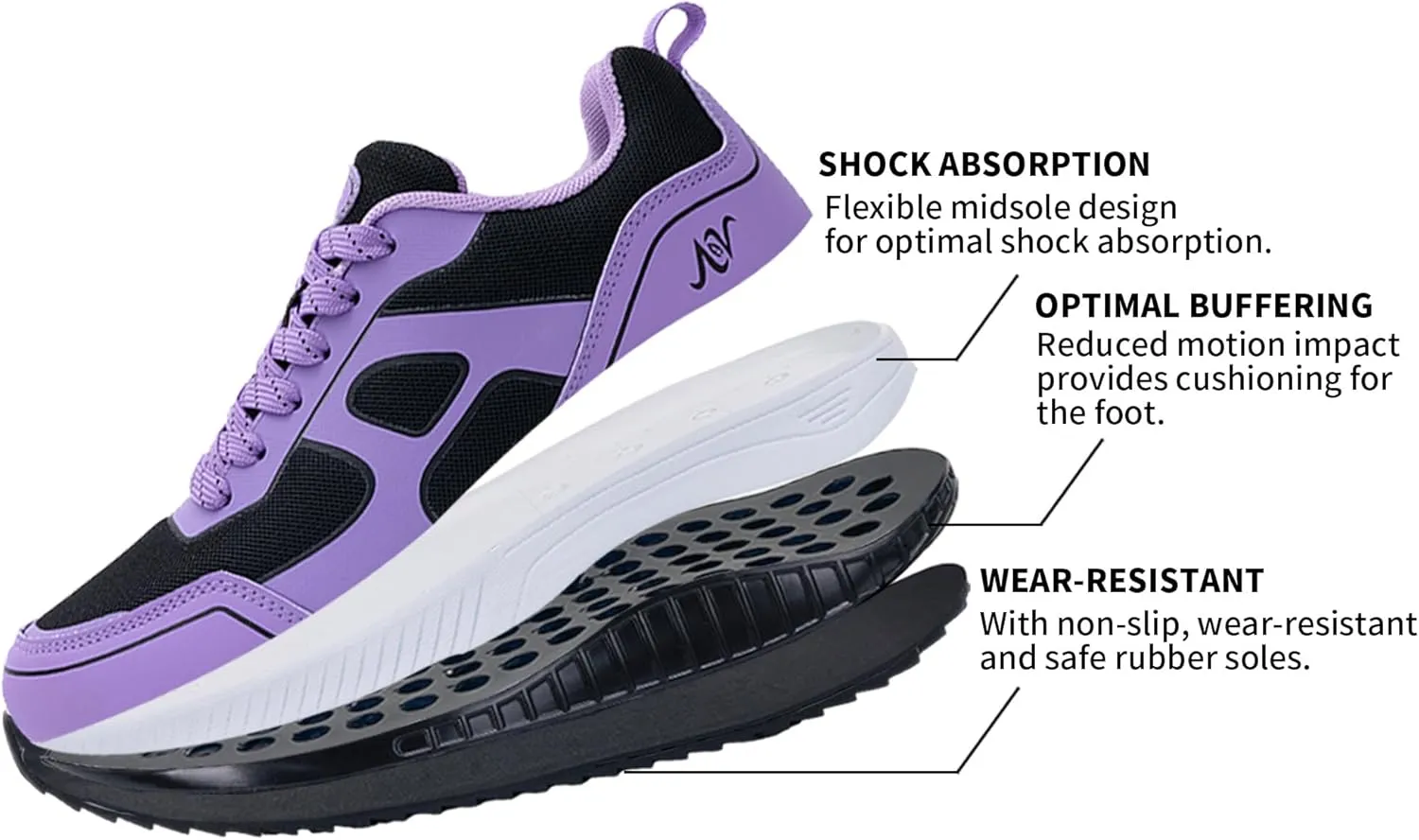 Women's Walking Shoes with Arch Support Orthotic Plantar Fasciitis Sneakers Tennis Running Shoes