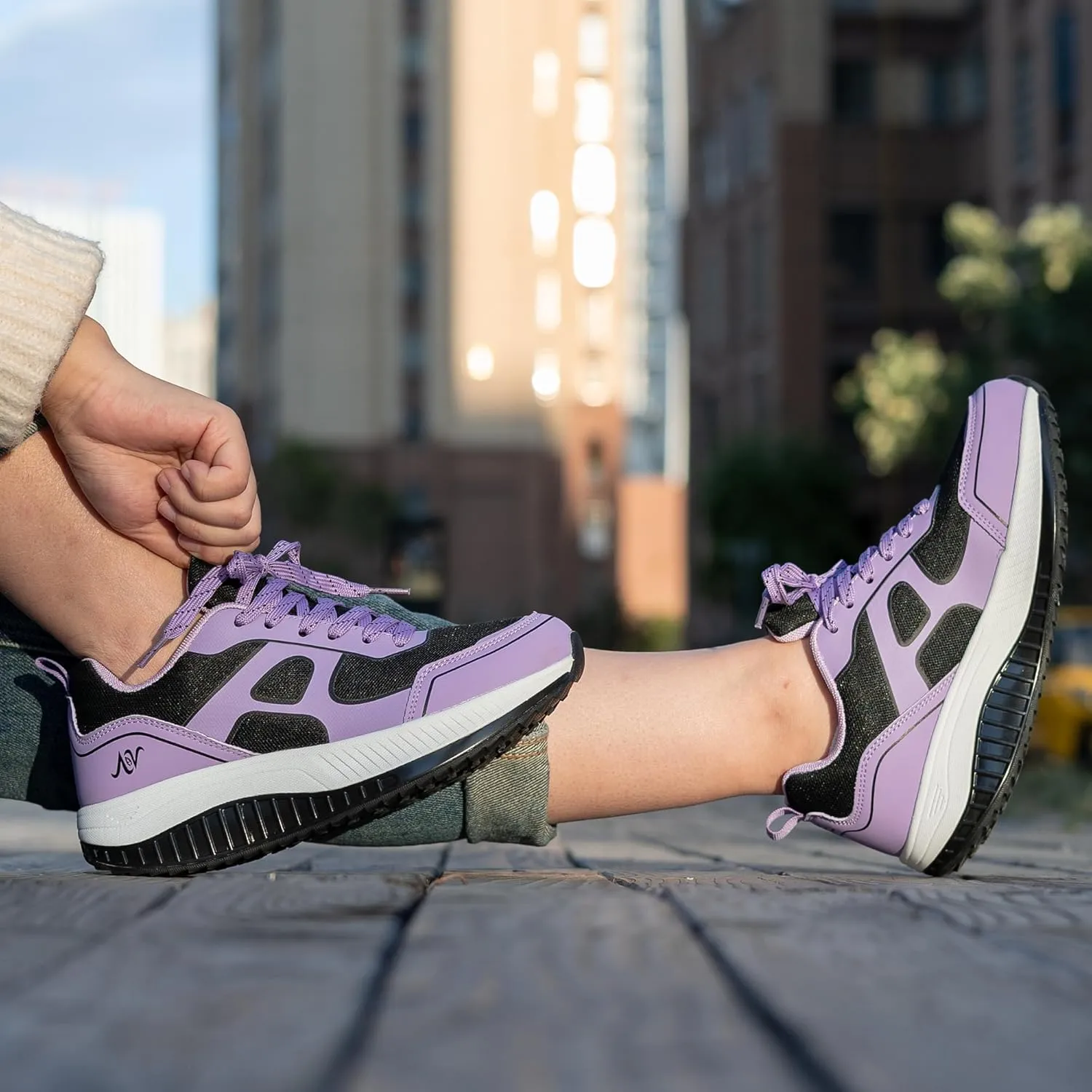 Women's Walking Shoes with Arch Support Orthotic Plantar Fasciitis Sneakers Tennis Running Shoes