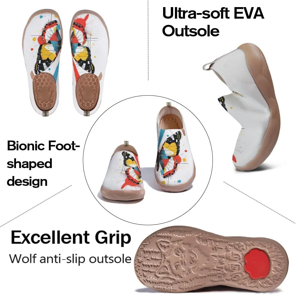 Women's Walking Travel Shoes Slip On Casual Art Loafers Lightweight Comfort Fashion Sneaker
