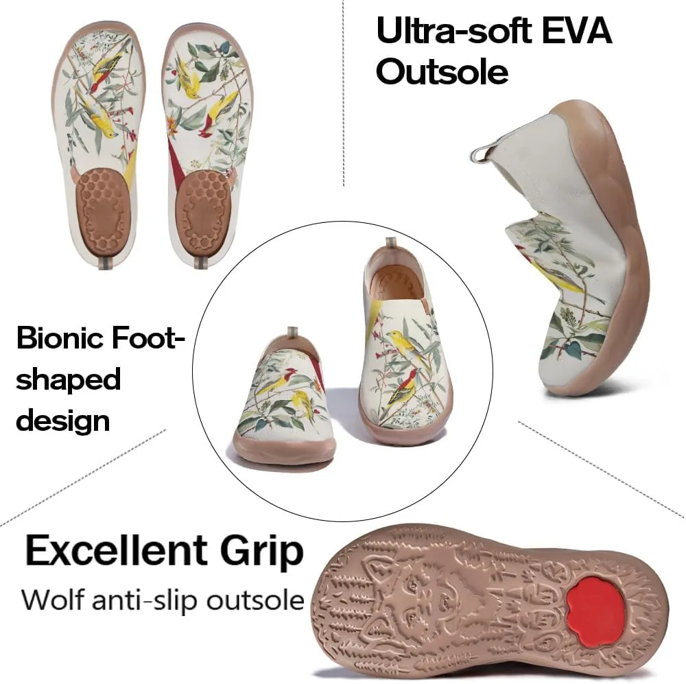 Women's Walking Travel Shoes Slip On Casual Art Loafers Lightweight Comfort Fashion Sneaker