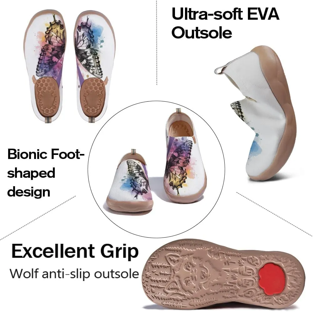 Women's Walking Travel Shoes Slip On Casual Art Loafers Lightweight Comfort Fashion Sneaker