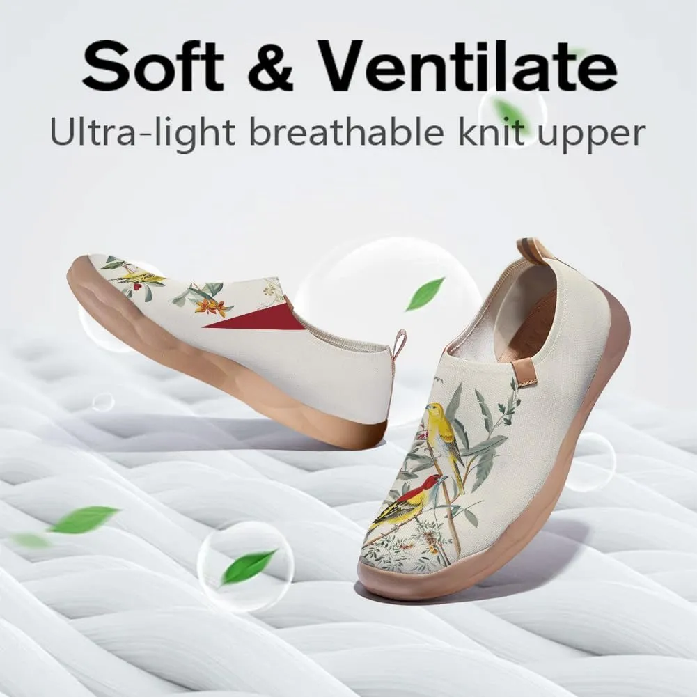 Women's Walking Travel Shoes Slip On Casual Art Loafers Lightweight Comfort Fashion Sneaker