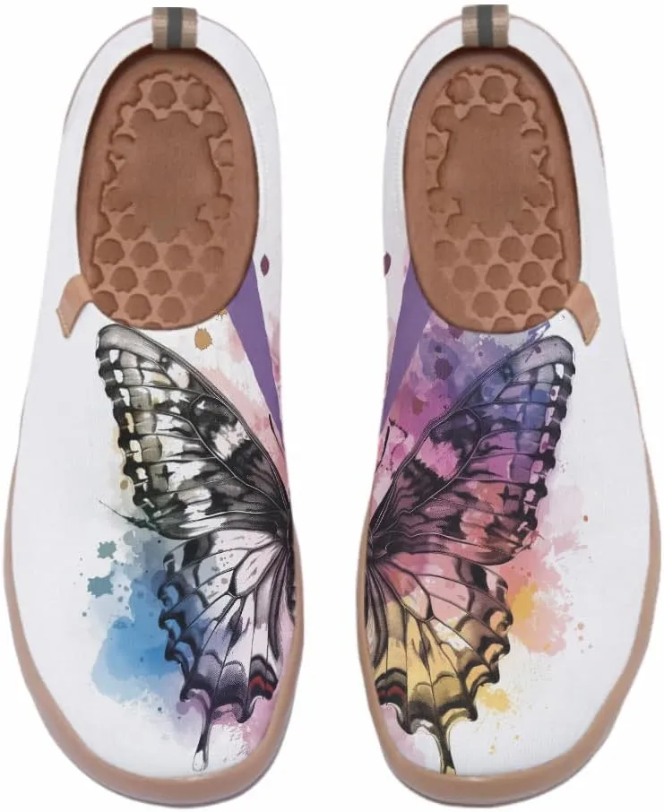 Women's Walking Travel Shoes Slip On Casual Art Loafers Lightweight Comfort Fashion Sneaker