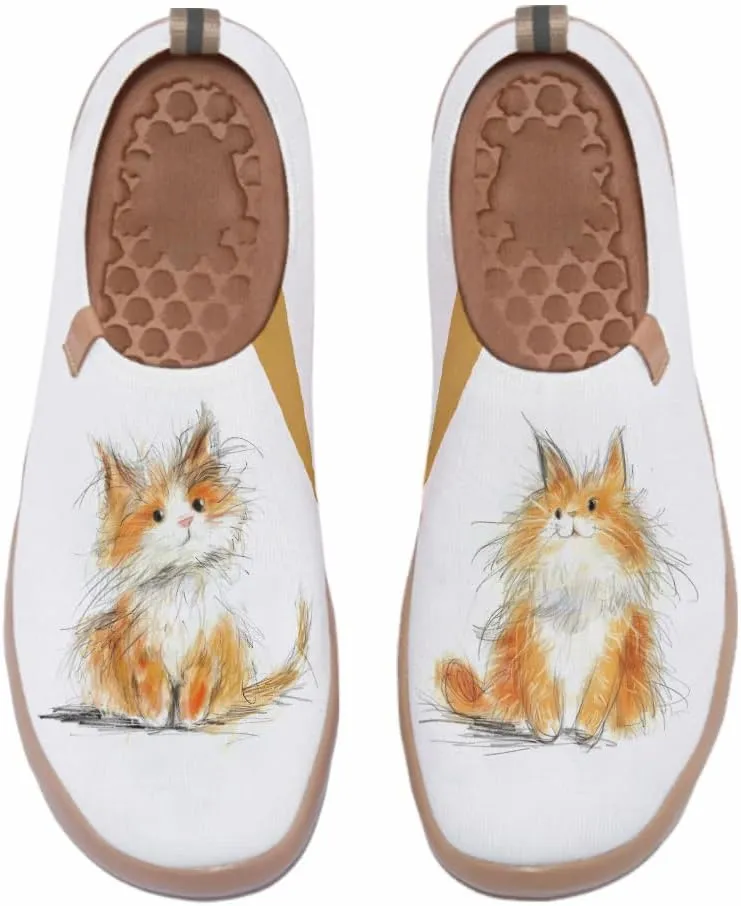 Women's Walking Travel Shoes Slip On Casual Art Loafers Lightweight Comfort Fashion Sneaker