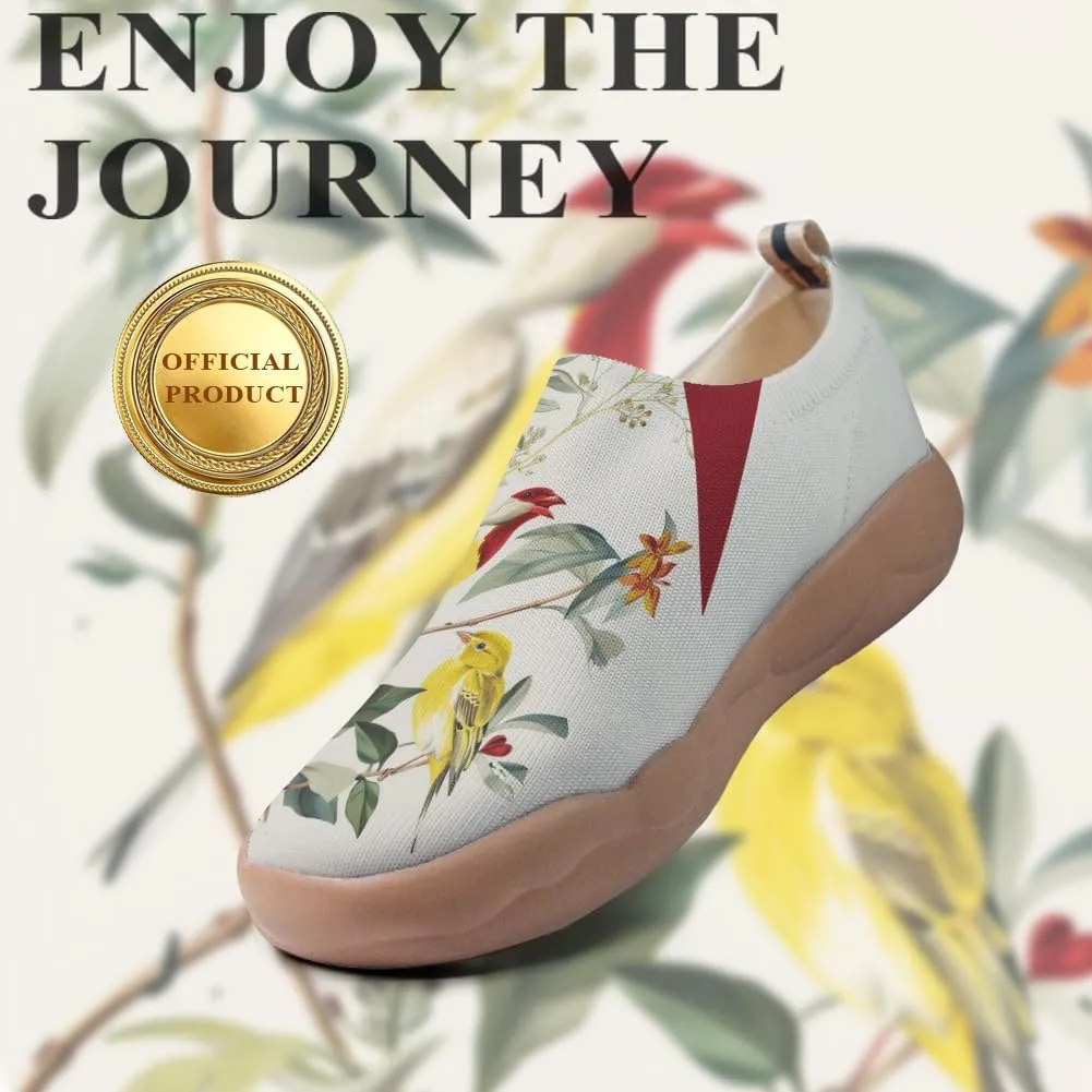Women's Walking Travel Shoes Slip On Casual Art Loafers Lightweight Comfort Fashion Sneaker