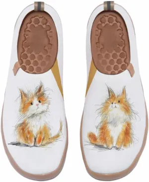 Women's Walking Travel Shoes Slip On Casual Art Loafers Lightweight Comfort Fashion Sneaker