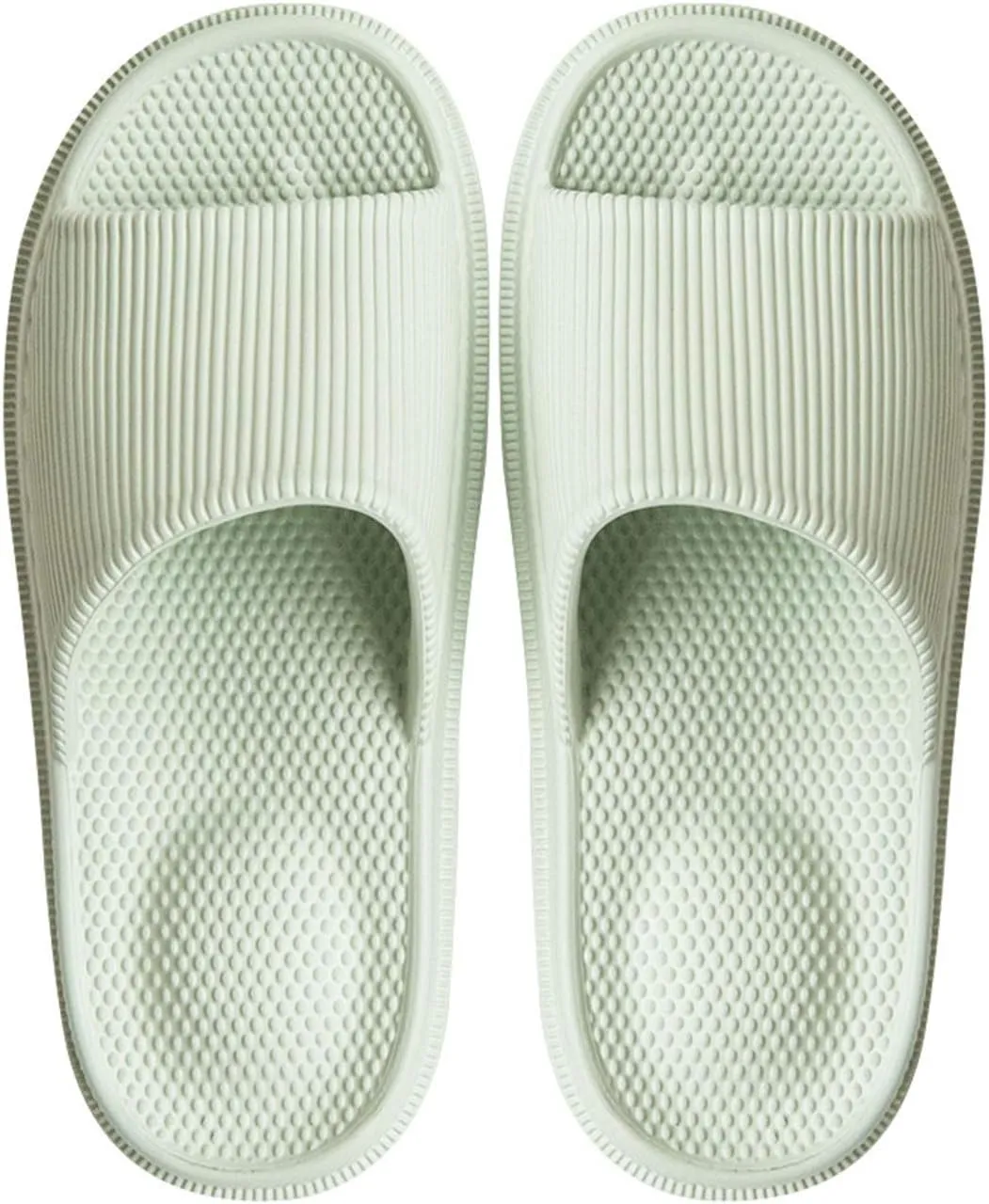 WYSBAOSHU Slippers for Women and Men House Slides Shower Sandals Non-Slip Spa Massage Foam Bathroom Pool Shoes