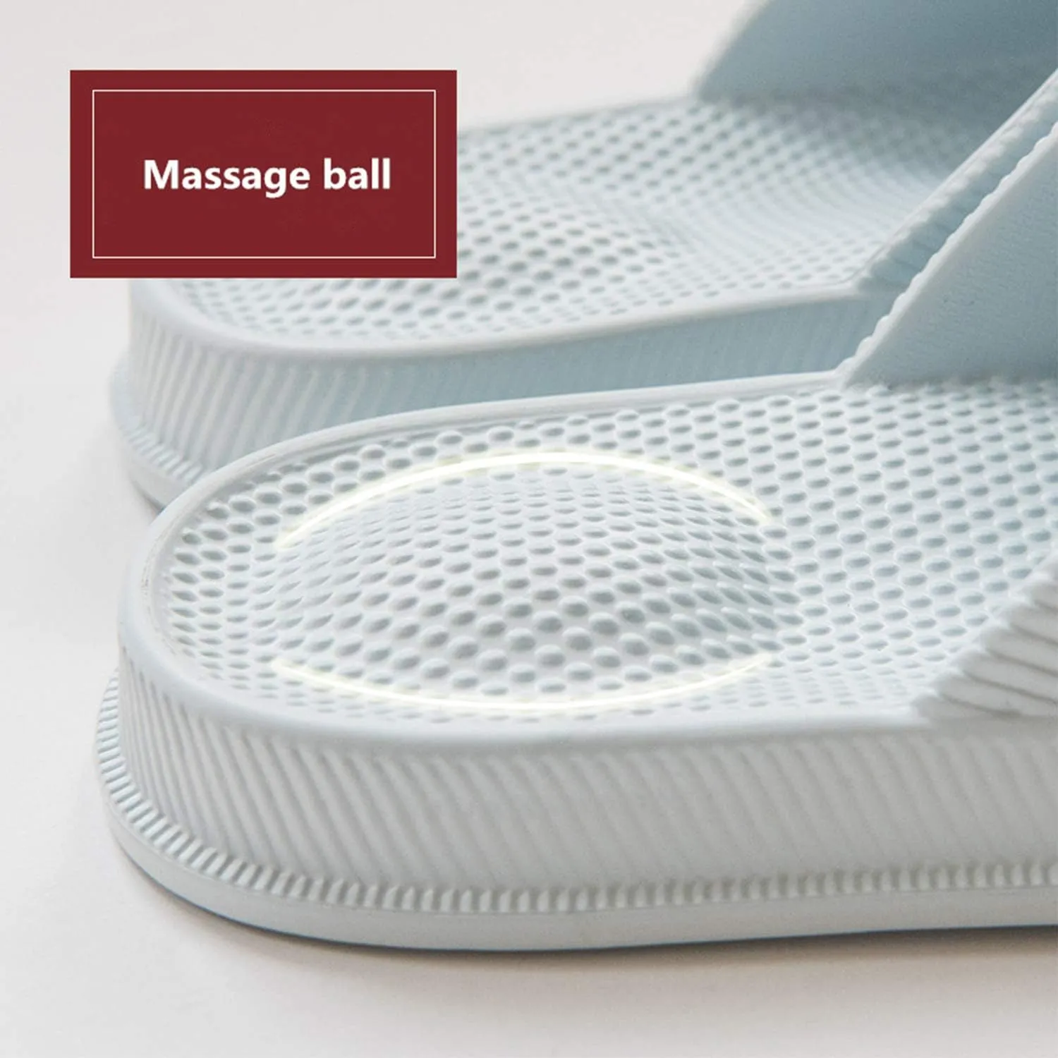 WYSBAOSHU Slippers for Women and Men House Slides Shower Sandals Non-Slip Spa Massage Foam Bathroom Pool Shoes