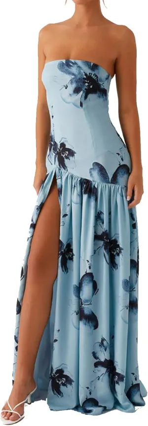 Y2k Cut Out Strapless Maxi Dress for Women Satin Backless Tube Long Bodycon Dresses Sexy Cocktail Beach Sundress