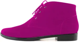 YDN Womens Trendy Low Heel Pointy Toe Lace Up Chukka Ankle Boots Flats Fall Winter Booties Casual Formal Dress Shoe Size 4-15 US