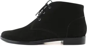 YDN Womens Trendy Low Heel Pointy Toe Lace Up Chukka Ankle Boots Flats Fall Winter Booties Casual Formal Dress Shoe Size 4-15 US