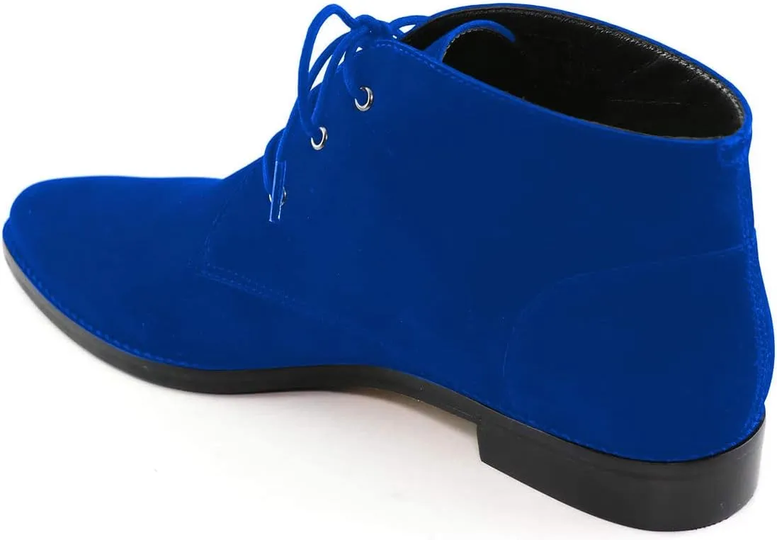 YDN Womens Trendy Low Heel Pointy Toe Lace Up Chukka Ankle Boots Flats Fall Winter Booties Casual Formal Dress Shoe Size 4-15 US
