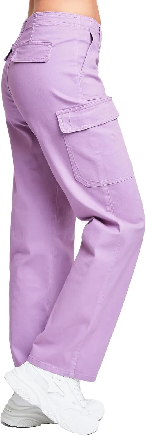 YMI Jeans Women’s High Rise Straight Leg Cargo Pants