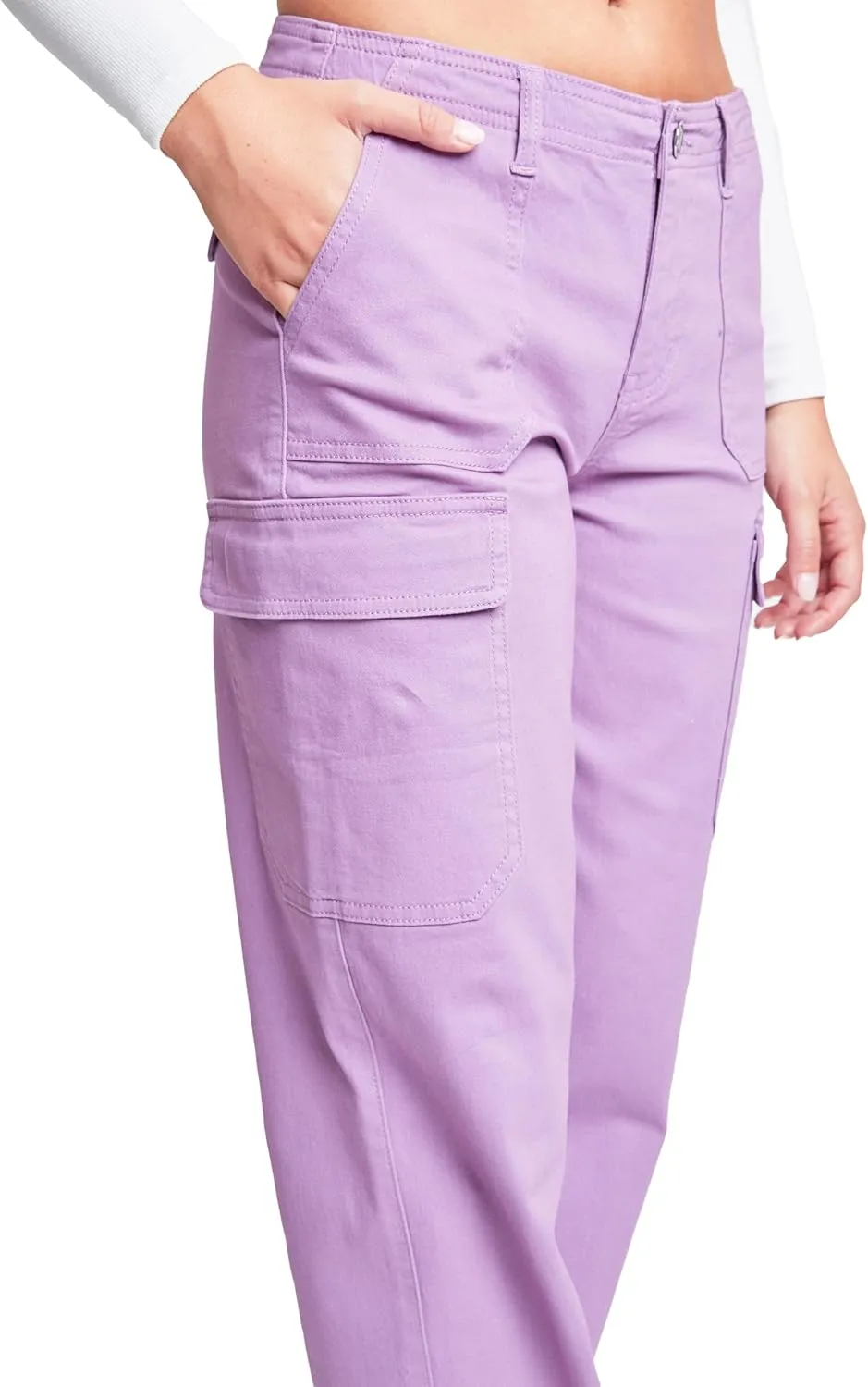 YMI Jeans Women’s High Rise Straight Leg Cargo Pants
