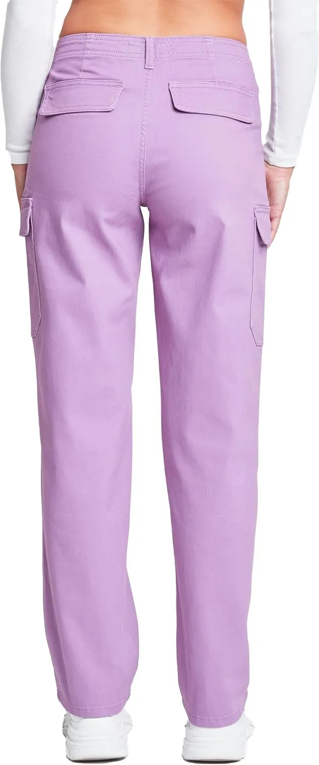 YMI Jeans Women’s High Rise Straight Leg Cargo Pants