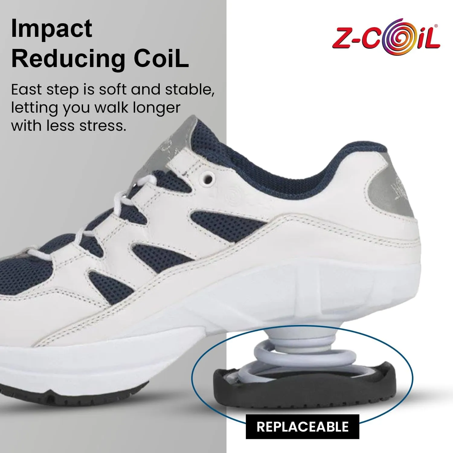 Z-CoiL Men's Freedom Pain-Relief Footwear, Open Coil