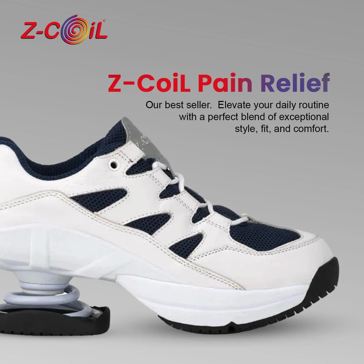 Z-CoiL Men's Freedom Pain-Relief Footwear, Open Coil