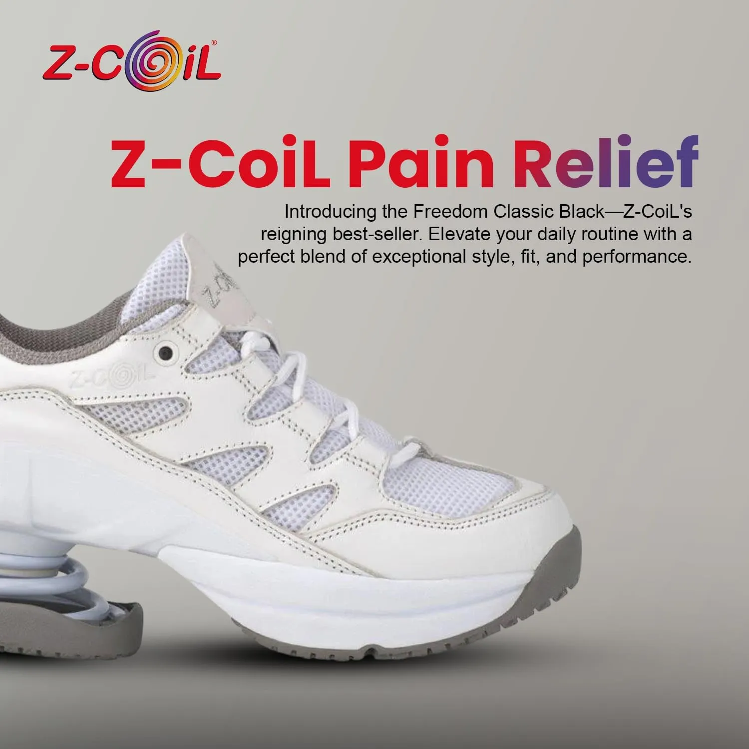 Z-CoiL Women's Freedom Pain-Relief Footwear, Open Coil