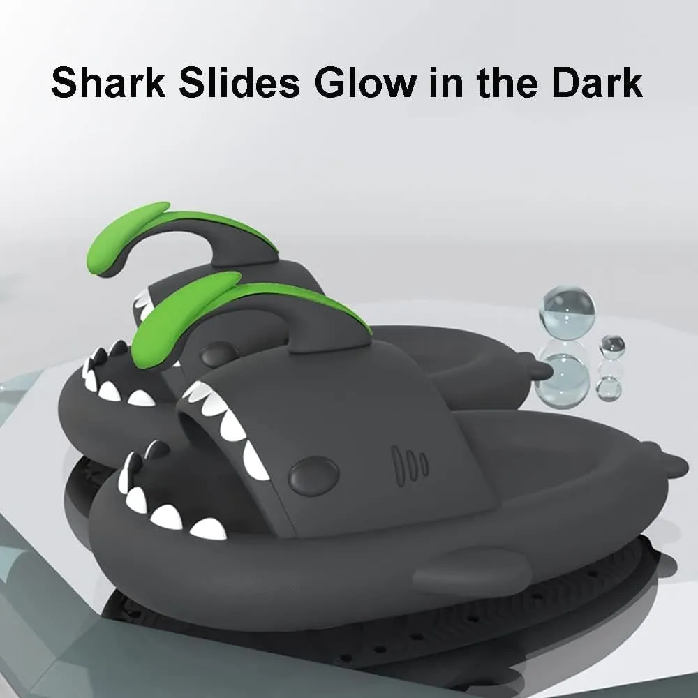 Zureto Shark Slides Original, Unisex Sharky Chanclas, New Cloud Shark Home Spa Slippers Sandals
